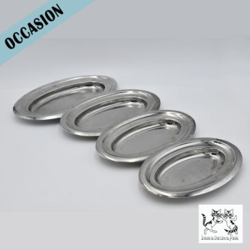plats inox ovales
